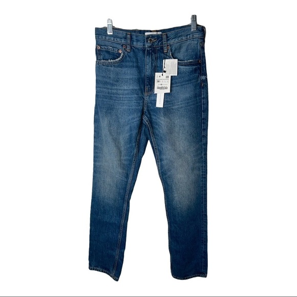 NWT ZARA Premium Denim The Truth High Rise Slim Jeans Size 6 Blogger Favorite - Picture 9 of 12